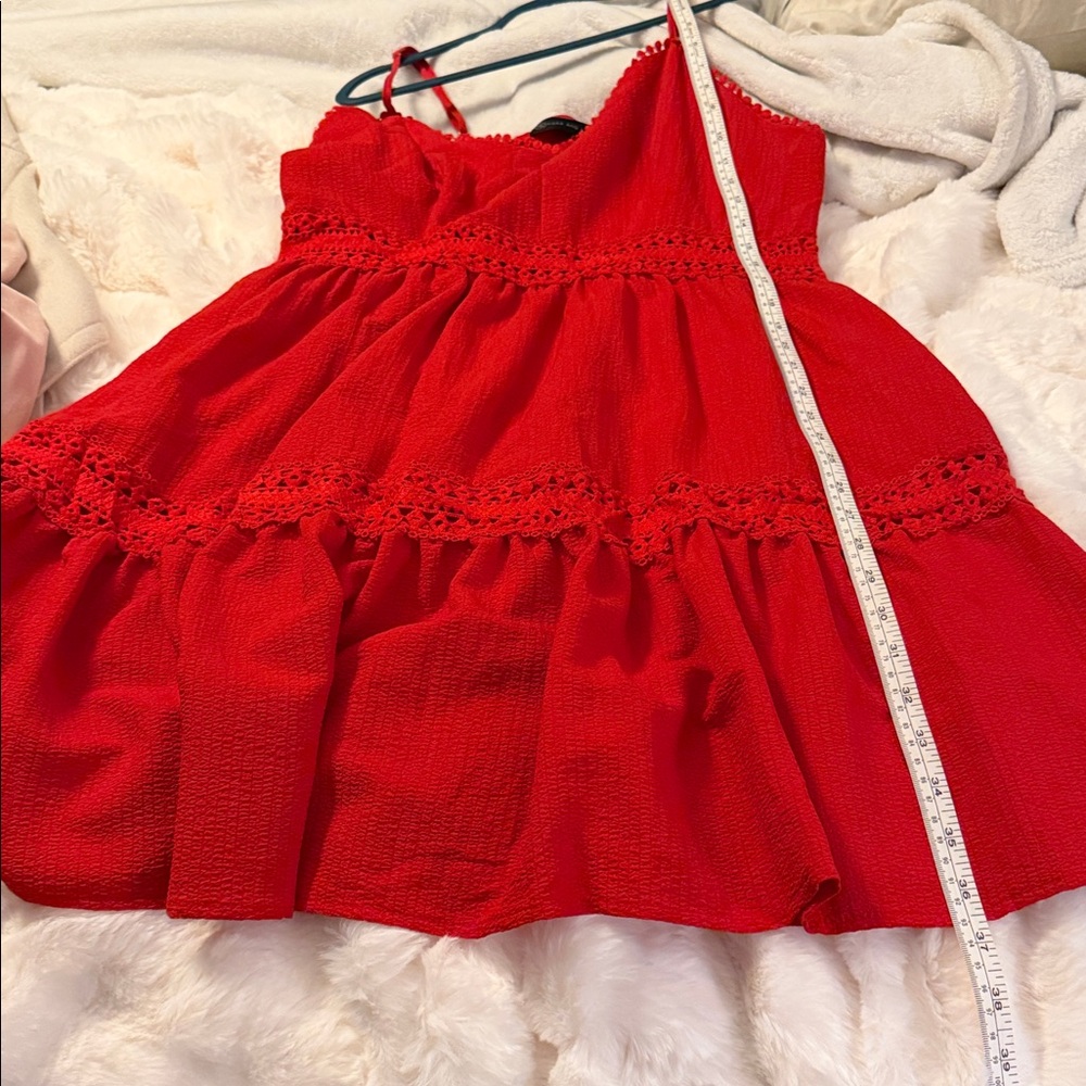 Kara and Kate Elegant Red Mini Dress - Picture 13 of 13